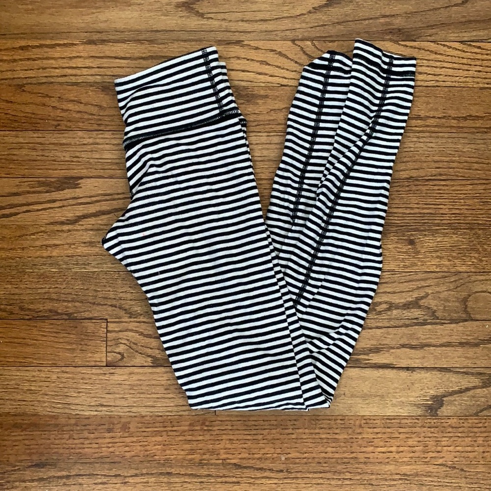 Lulu lemon striped align leggings